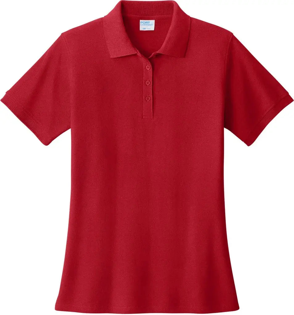 Port & Company Lkp155 co Women’s Core Blend Pique Polo - Red