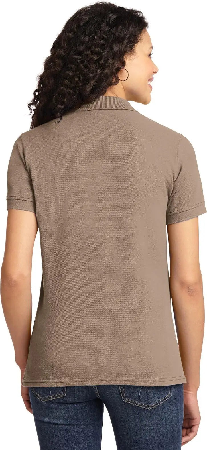 Port & Company Lkp155 co Women’s Core Blend Pique Polo - Sand
