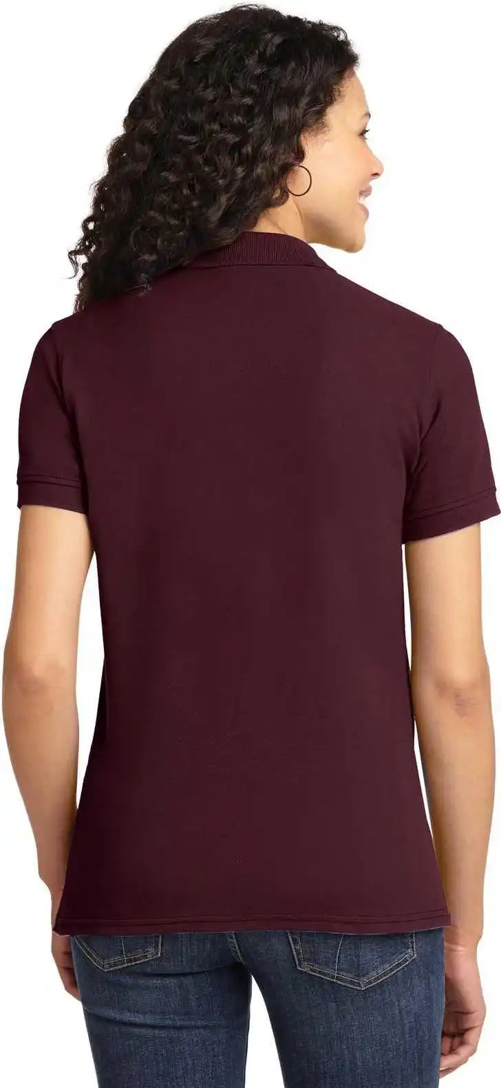 Port & Company Lkp155 Ladies Core Blend Pique Polo - Athletic Maroon