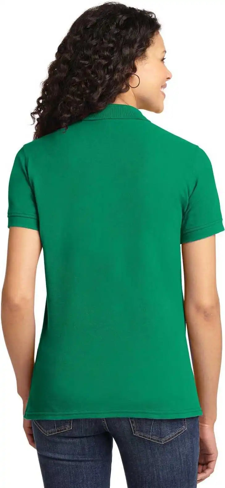 Port &amp; Company Lkp155 Ladies Core Blend Pique Polo Kelly