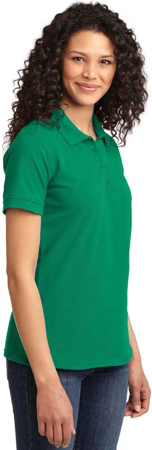 Port &amp; Company Lkp155 Ladies Core Blend Pique Polo Kelly