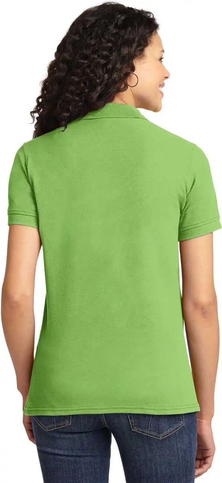 Port & Company Lkp155 Ladies Core Blend Pique Polo - Lime