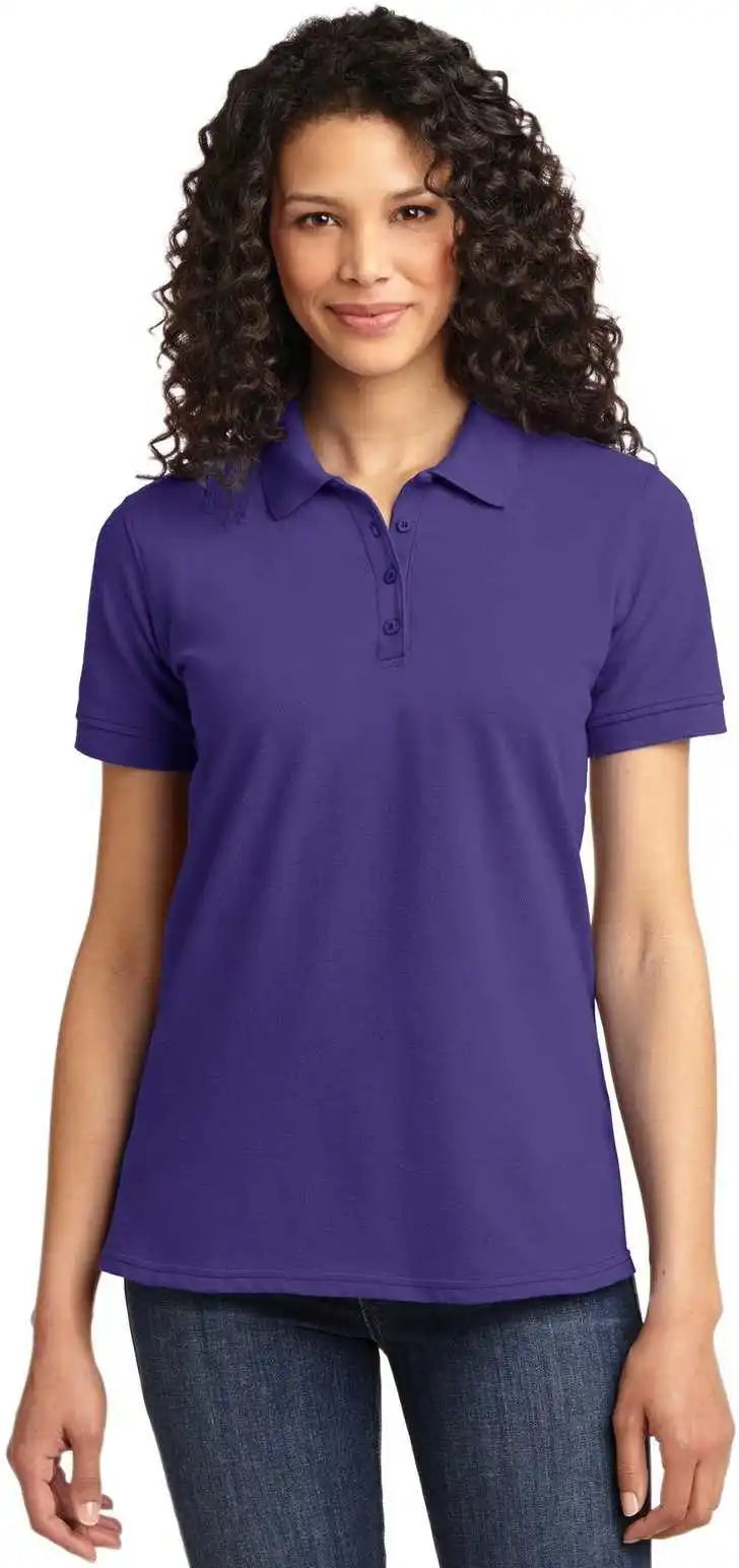 Port & Company Lkp155 Ladies Core Blend Pique Polo - Purple