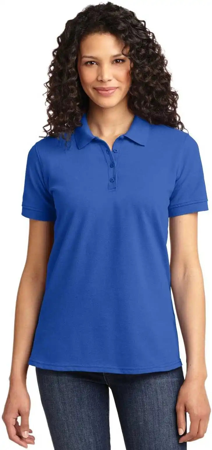 Port &amp; Company Lkp155 Ladies Core Blend Pique Polo Royal