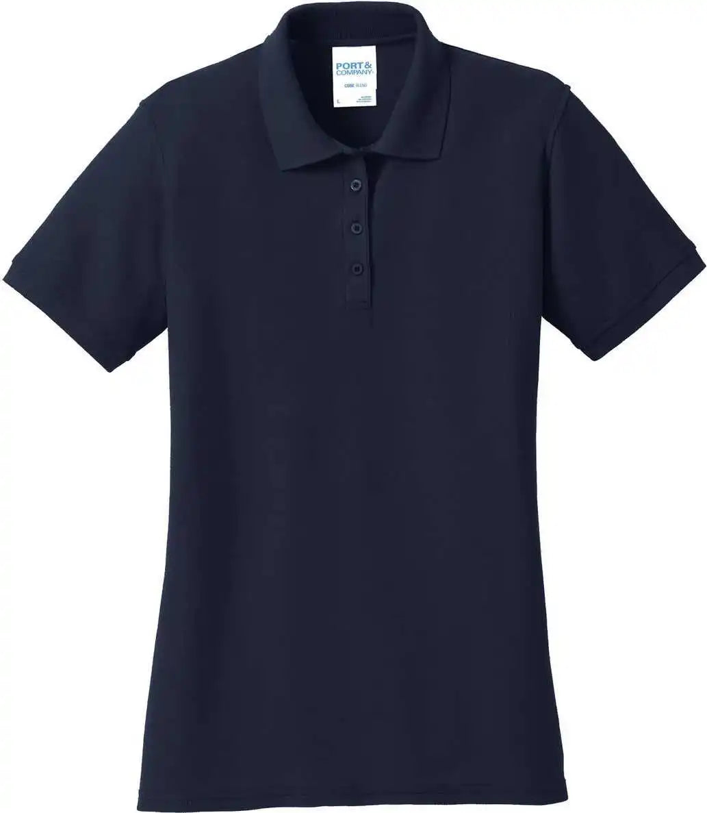 Port & Company Lkp155 Women’s Core Blend Pique Polo - Deep Navy