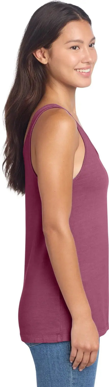Port & Company Lpc099tt co Women’s Beach Wash Garment-dyed Tank - Vintage Raspberry