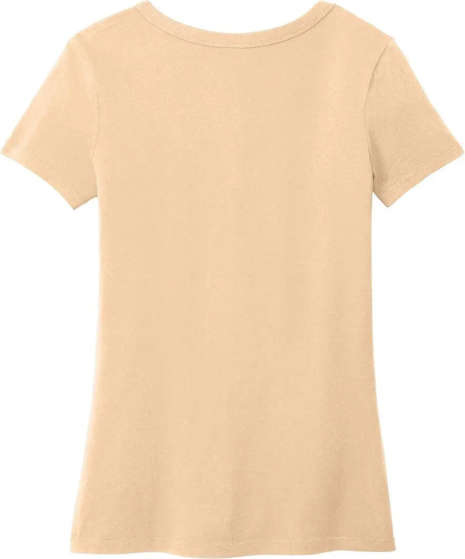 Port & Company Lpc099v co Women’s Beach Wash Garment-dyed V-neck Tee - Peach - Ladies Xs