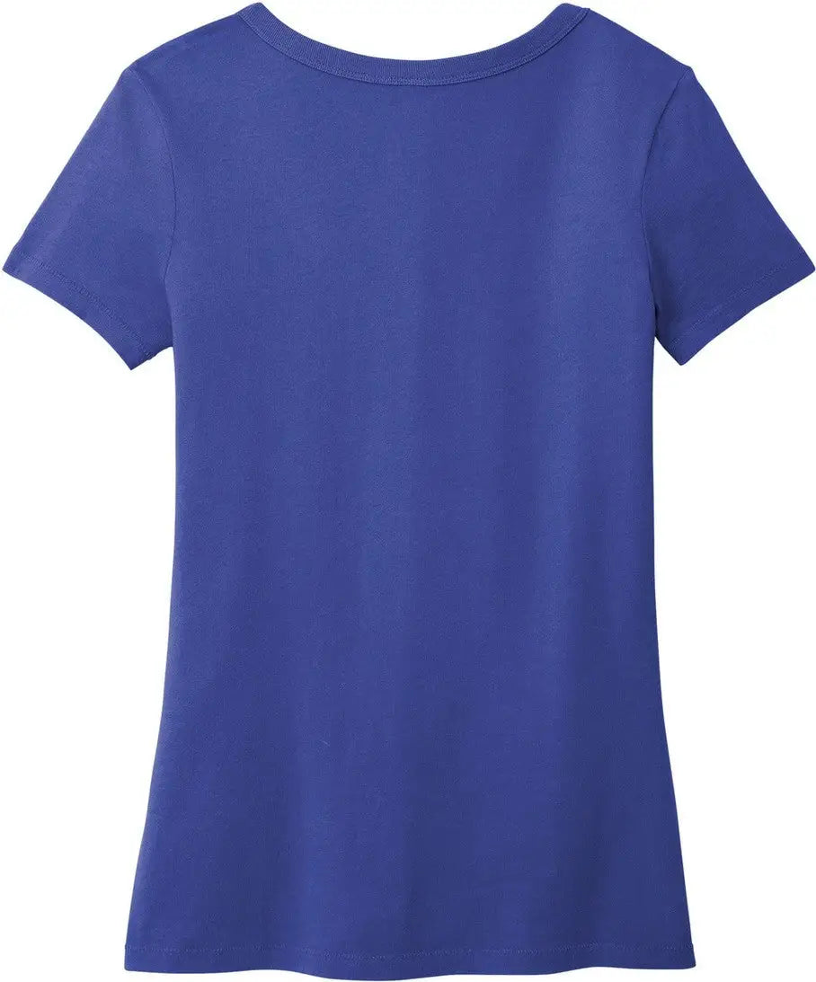 Port & Company Lpc099v co Women’s Beach Wash Garment-dyed V-neck Tee - Blue Iris