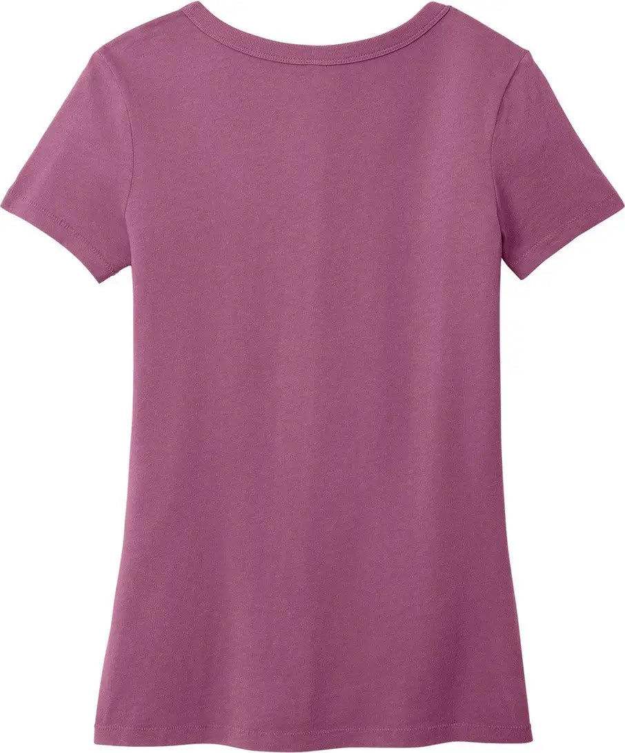 Port & Company Lpc099v co Women’s Beach Wash Garment-dyed V-neck Tee - Vintage Raspberry