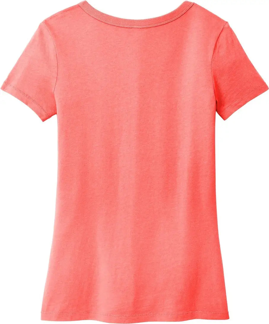 Port & Company Lpc099v co Women’s Beach Wash Garment-dyed V-neck Tee - Poppy