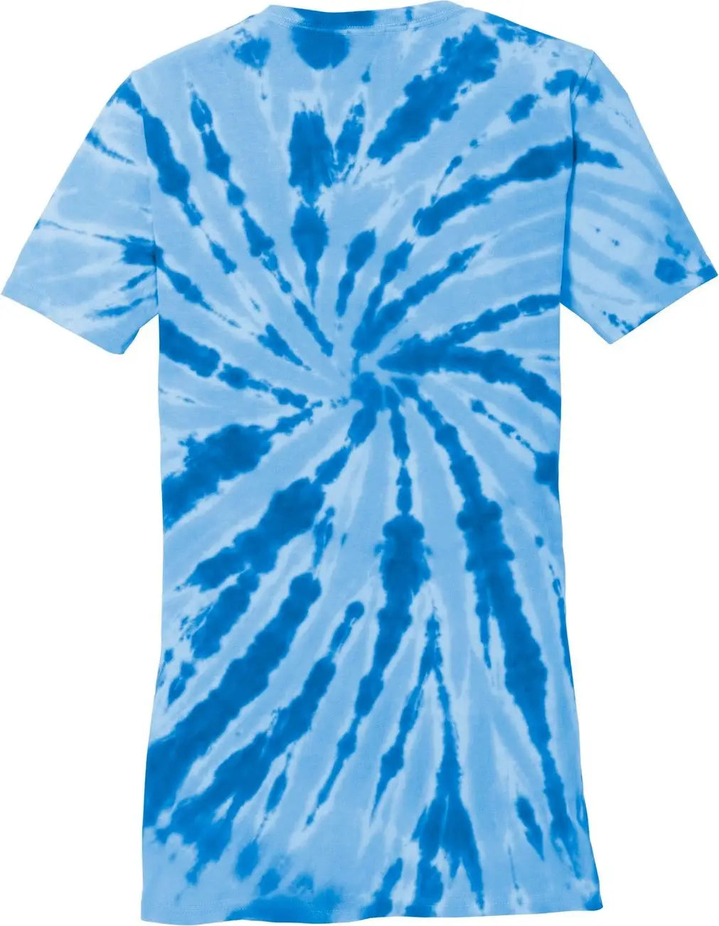 Port & Company Lpc147v co Women’s Tie-dye V-neck Tee - Royal