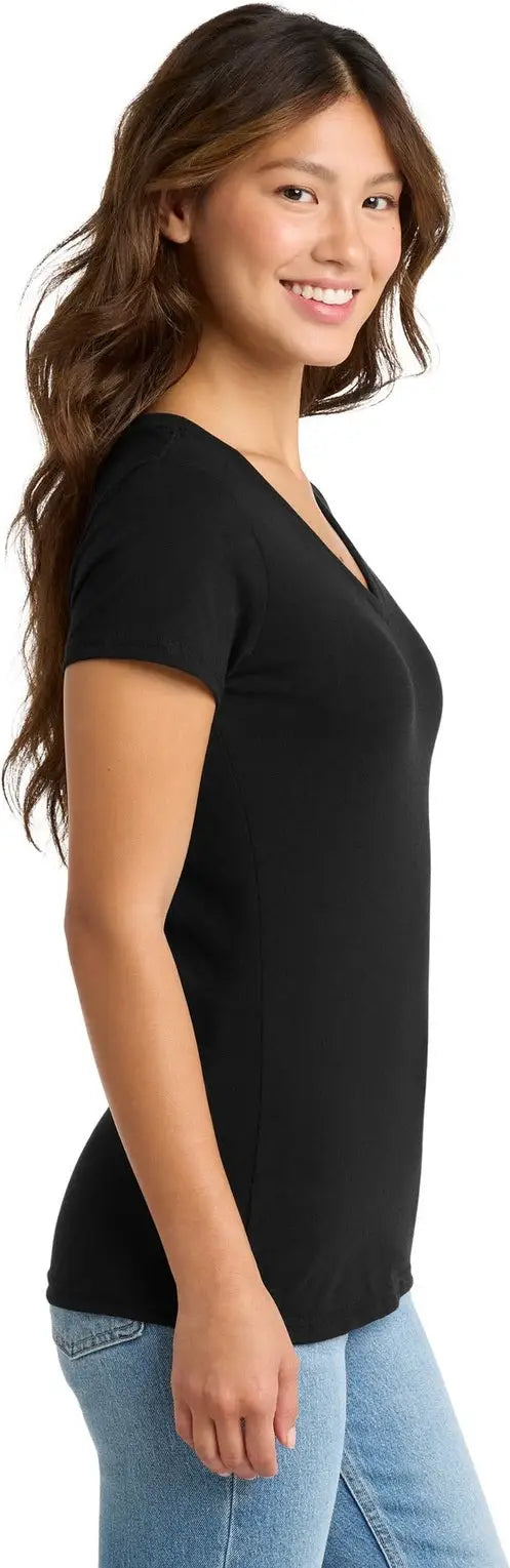 Port & Company Lpc330v co Women’s Tri-blend V-neck Tee - Black