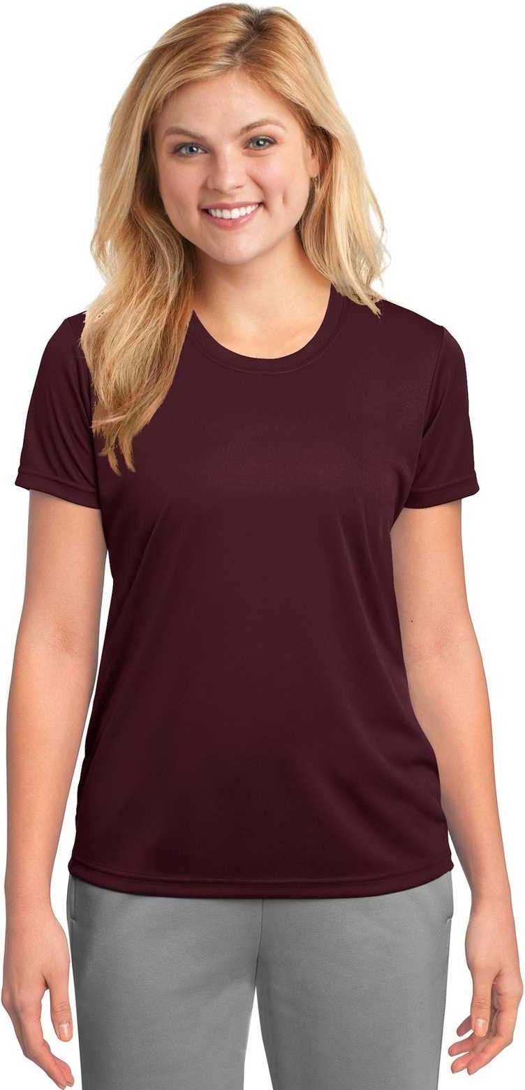 Port & Company Lpc380 Ladies Performance Tee - Athletic Maroon