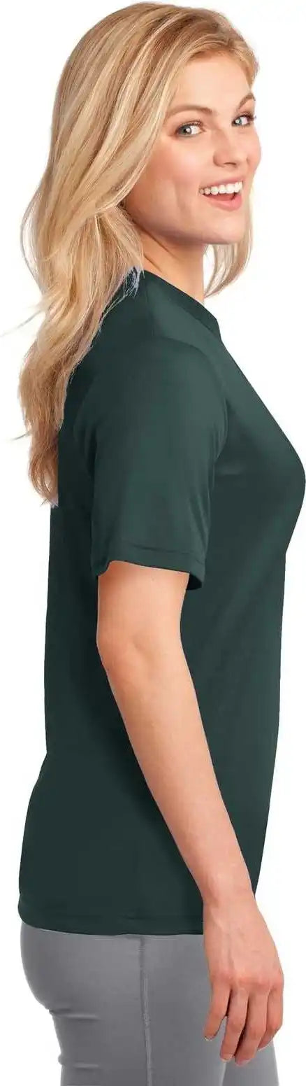 Port &amp; Company Lpc380 Ladies Performance Tee - Dark Green