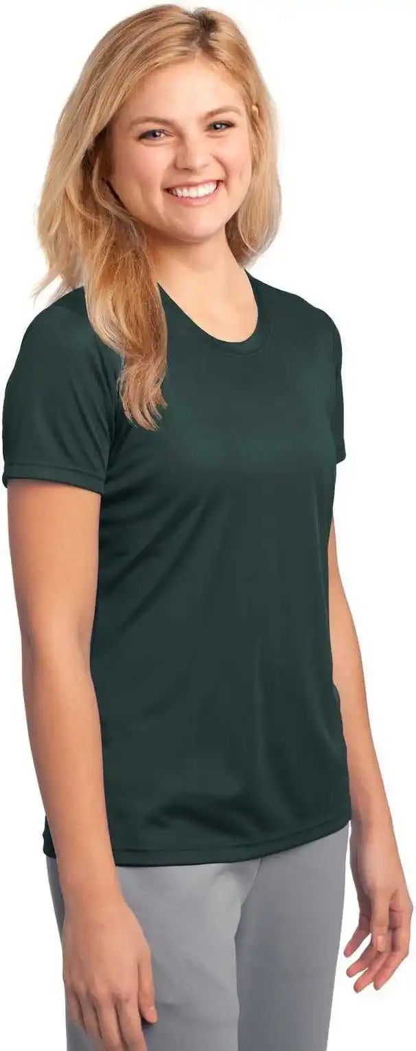 Port &amp; Company Lpc380 Ladies Performance Tee - Dark Green