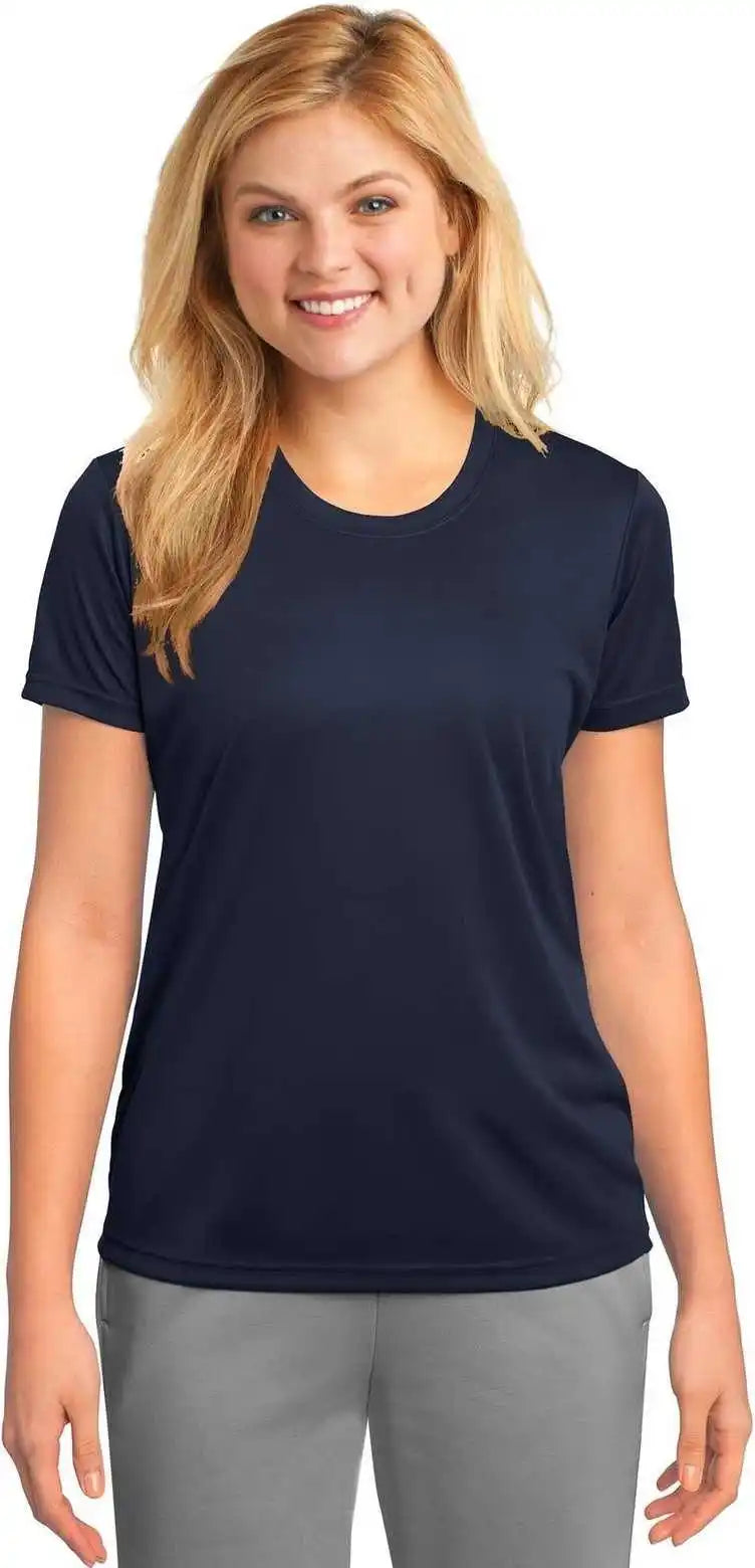 Port &amp; Company Lpc380 Ladies Performance Tee Deep Navy