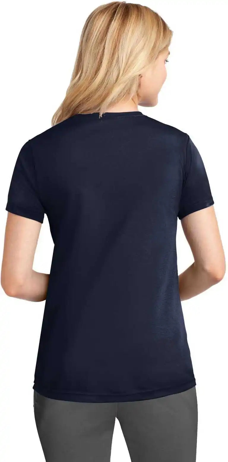 Port &amp; Company Lpc380 Ladies Performance Tee Deep Navy