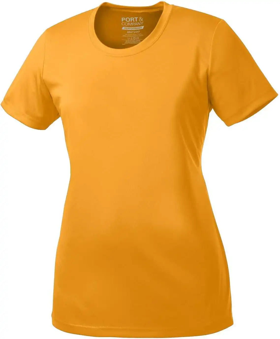 Port &amp; Company Lpc380 Ladies Performance Tee - Gold