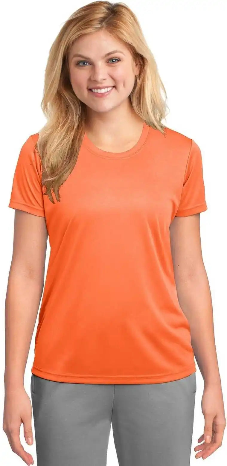 Port &amp; Company Lpc380 Ladies Performance Tee - Neon Orange