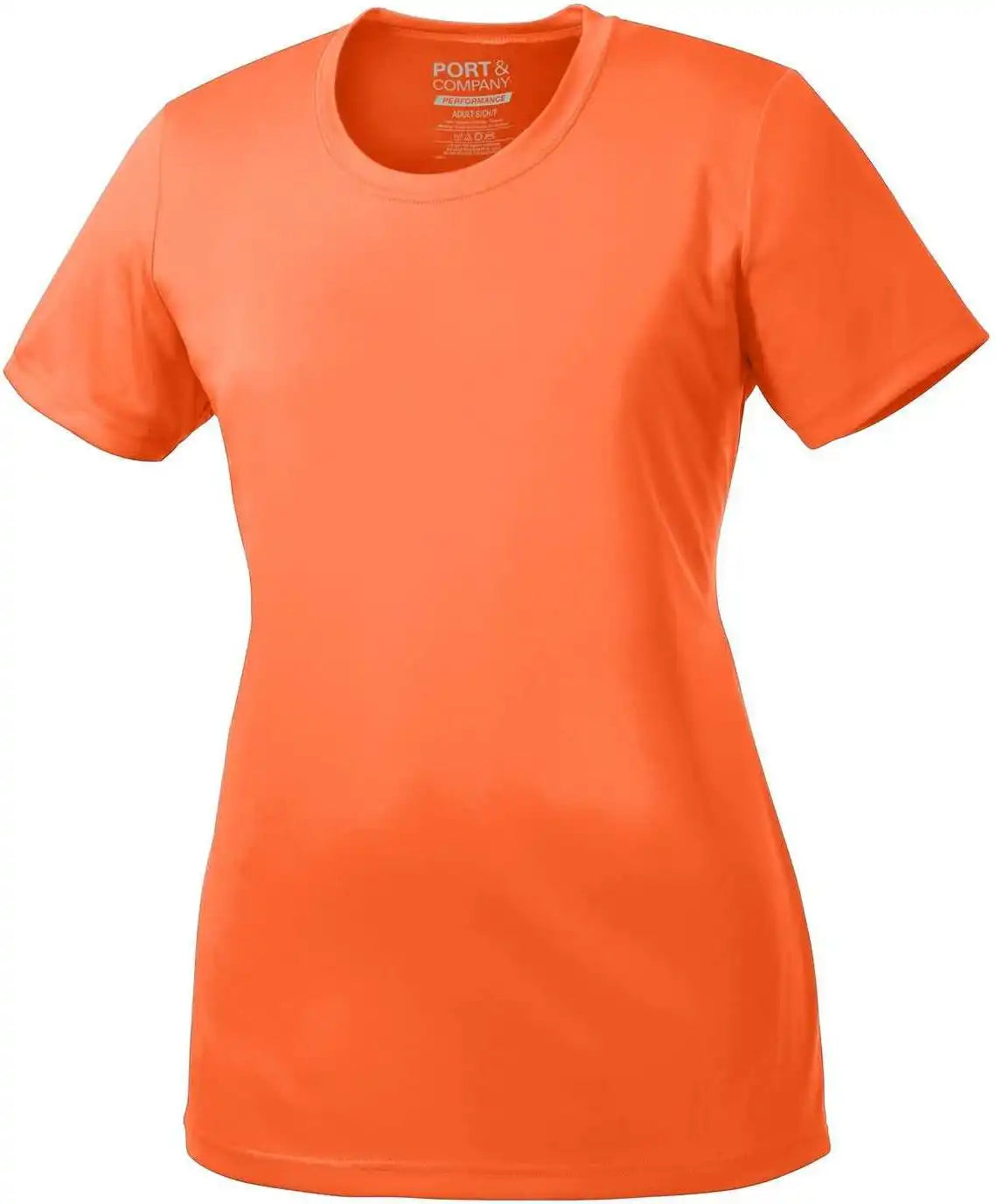 Port &amp; Company Lpc380 Ladies Performance Tee - Neon Orange