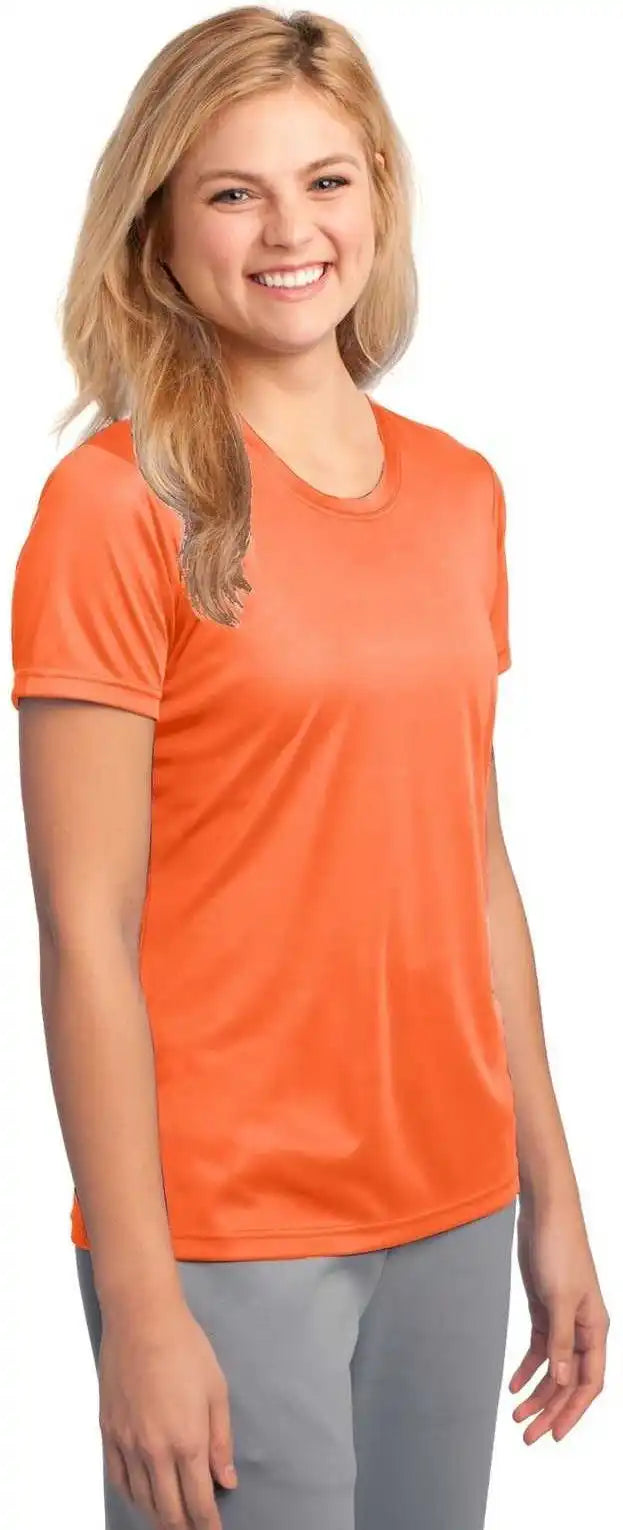 Port &amp; Company Lpc380 Ladies Performance Tee - Neon Orange
