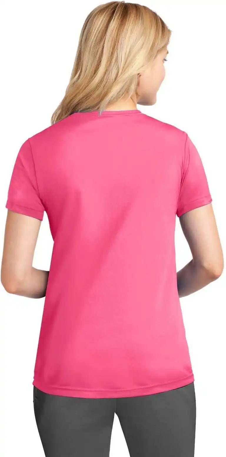 Port & Company Lpc380 Ladies Performance Tee - Neon Pink