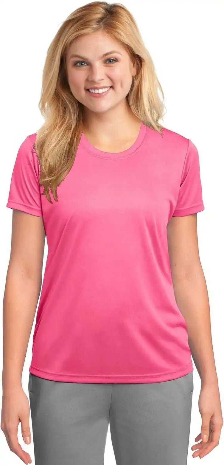 Port & Company Lpc380 Ladies Performance Tee - Neon Pink