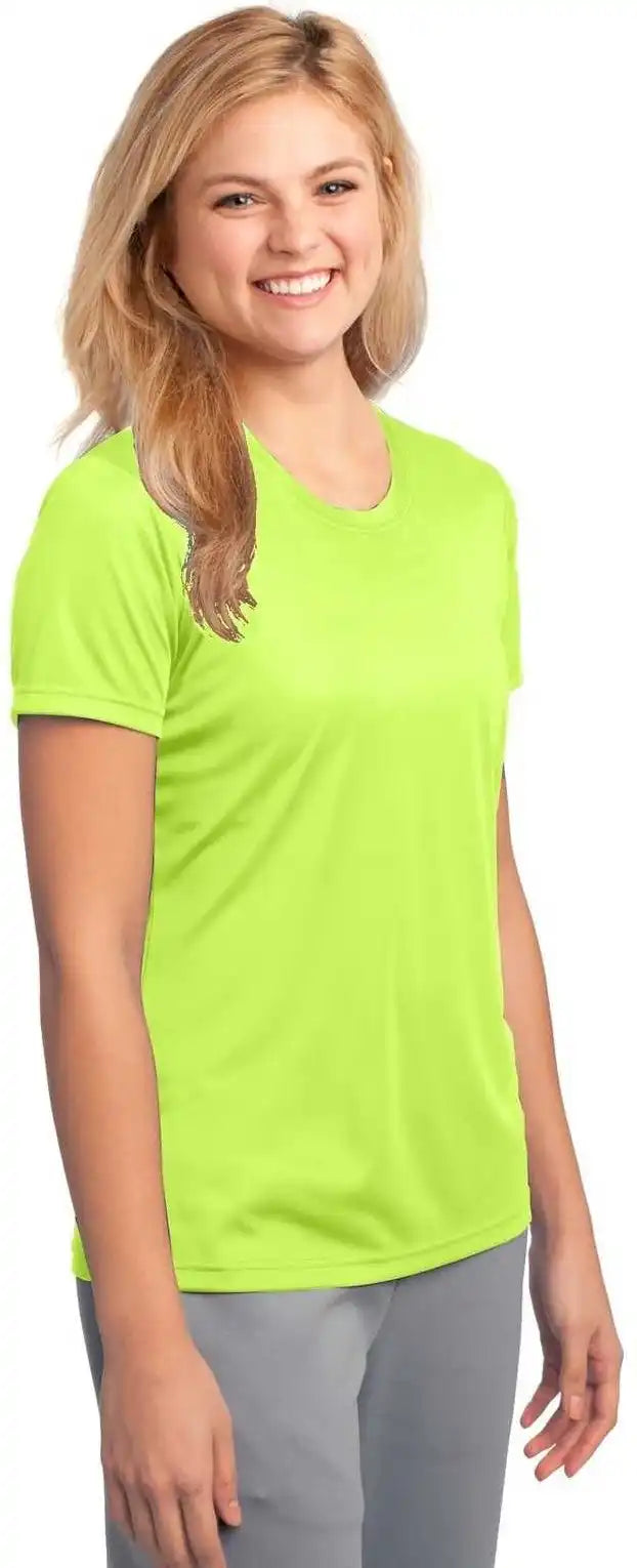 Port &amp; Company Lpc380 Ladies Performance Tee - Neon Yellow