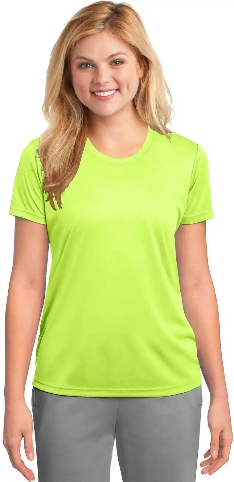 Port &amp; Company Lpc380 Ladies Performance Tee - Neon Yellow