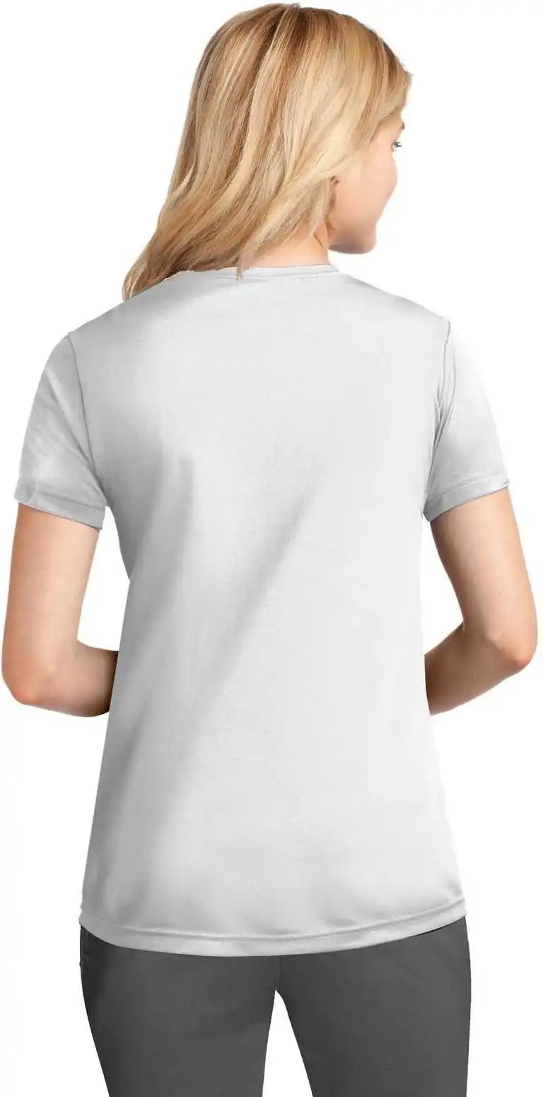 Port & Company Lpc380 Ladies Performance Tee White