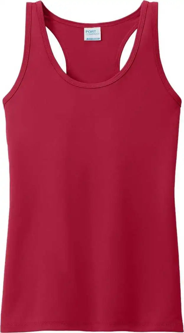 Port &amp; Company Lpc380tt Ladies Performance Tank - Red
