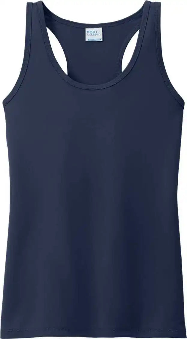 Port &amp; Company Lpc380tt Ladies Performance Tank True Navy