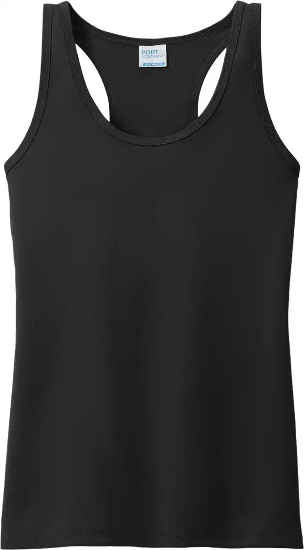 Port &amp; Company Lpc380tt Women’s Performance Tank - Jet Black