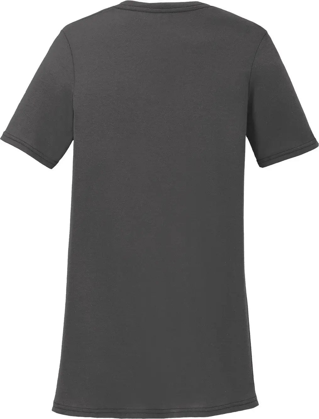 Port & Company Lpc381v co Women’s Performance Blend V-neck Tee - Charcoal - Ladies Xs