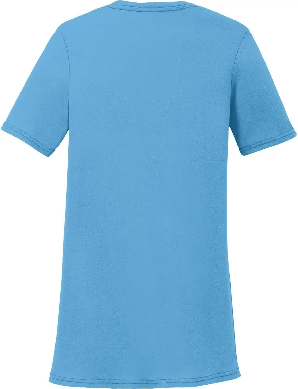 Port & Company Lpc381v co Women’s Performance Blend V-neck Tee - Aquatic Blue