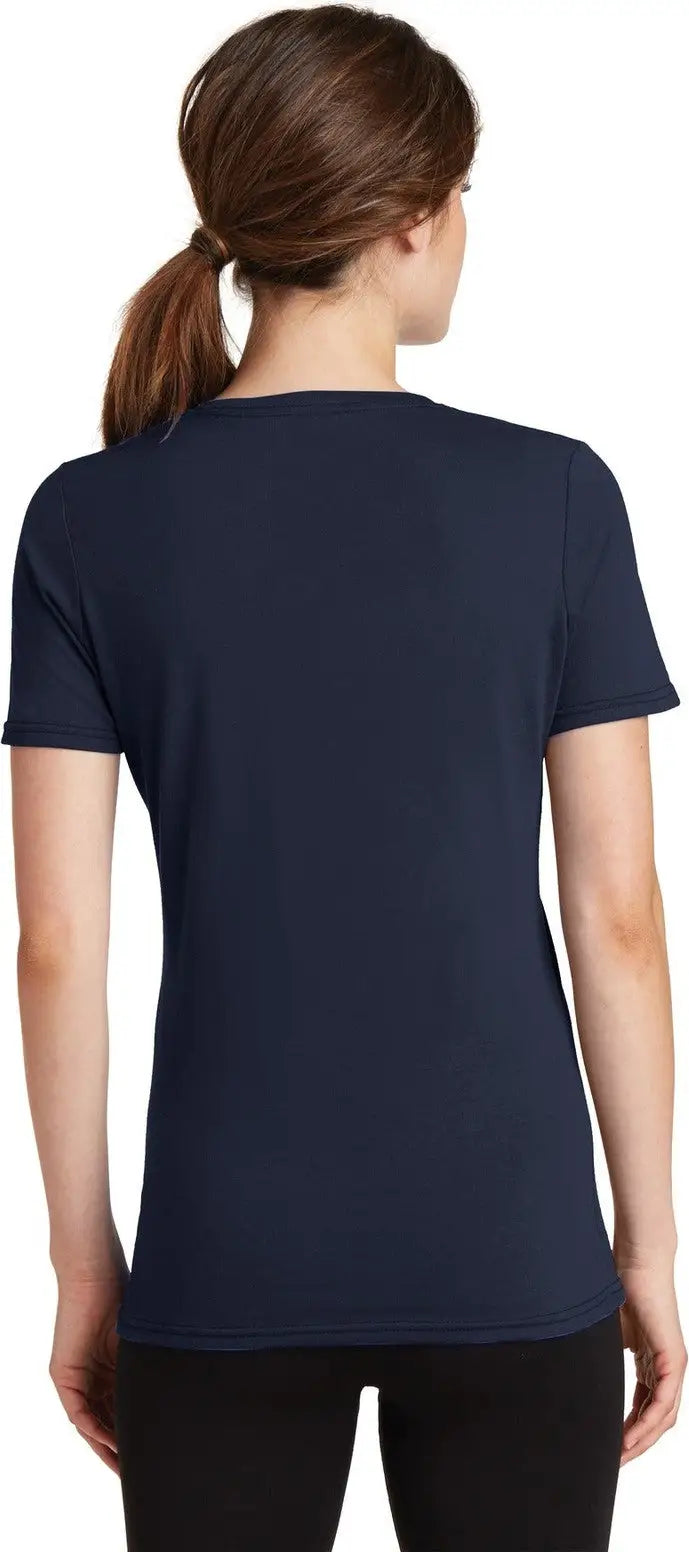 Port & Company Lpc381v co Women’s Performance Blend V-neck Tee - Deep Navy