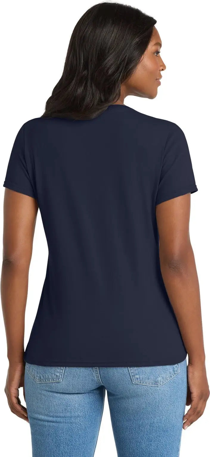Port & Company Lpc381v co Women’s Performance Blend V-neck Tee - Deep Navy