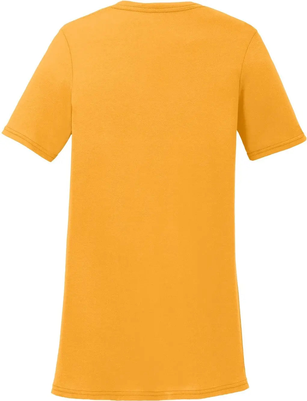 Port & Company Lpc381v co Women’s Performance Blend V-neck Tee - Gold