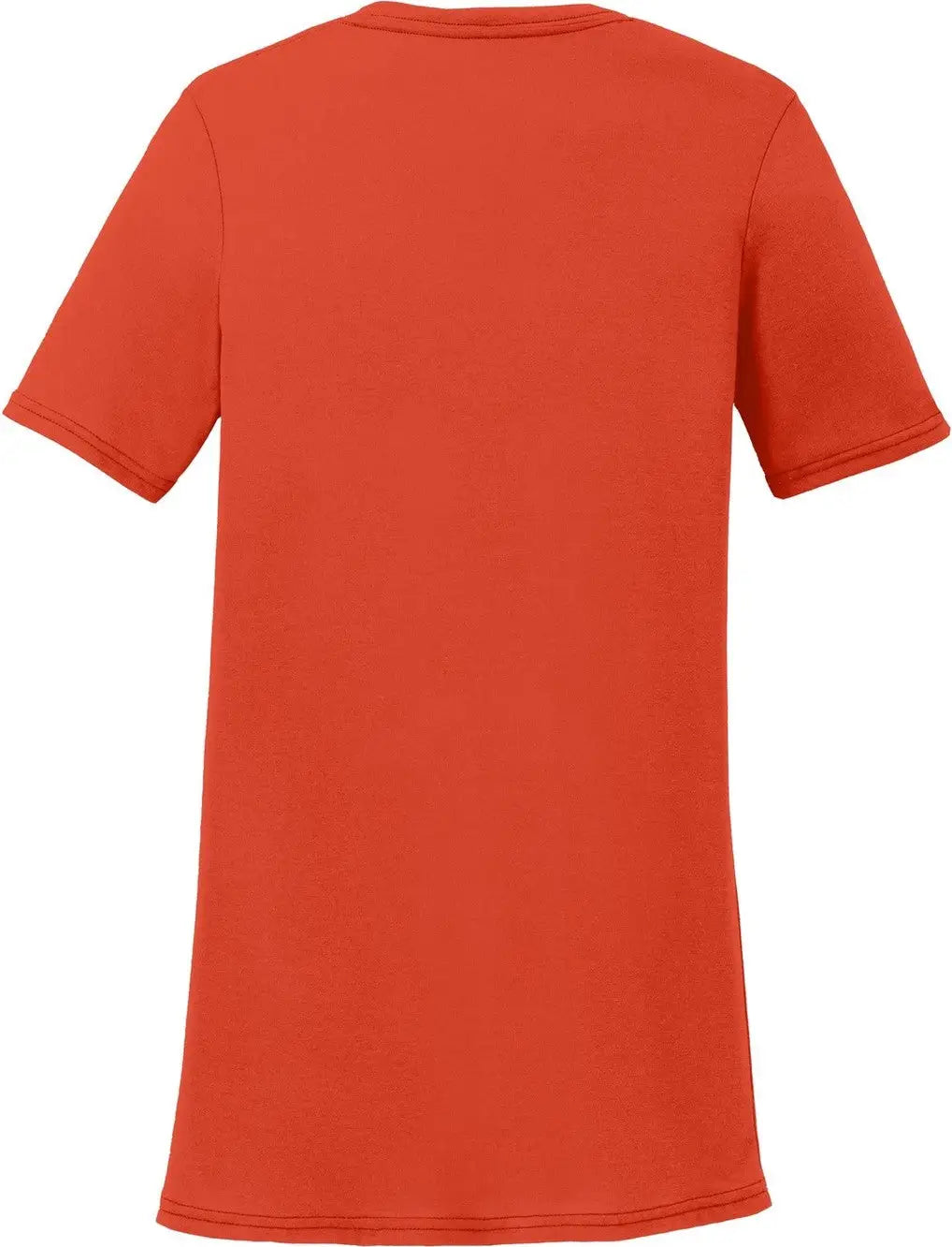 Port & Company Lpc381v co Women’s Performance Blend V-neck Tee - Orange