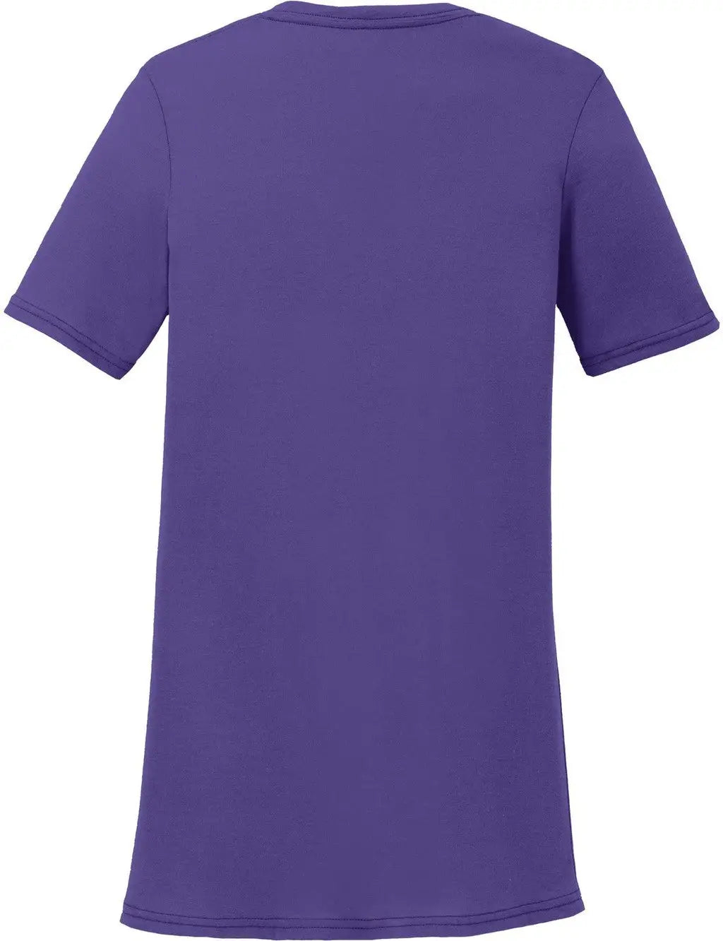 Port & Company Lpc381v co Women’s Performance Blend V-neck Tee - Purple - Ladies Xs