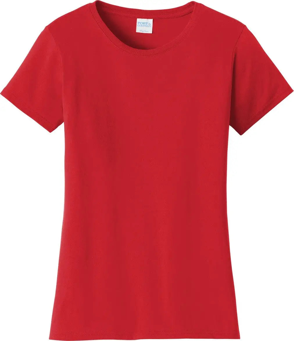 Port & Company Lpc450 co Women’s Fan Favorite Tee - Bright Red