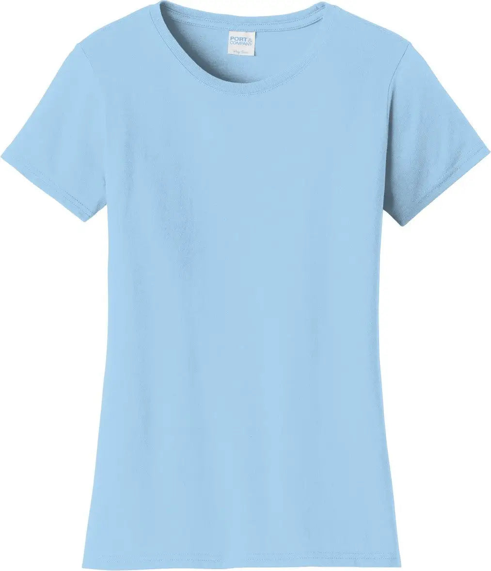 Port & Company Lpc450 co Women’s Fan Favorite Tee - Light Blue