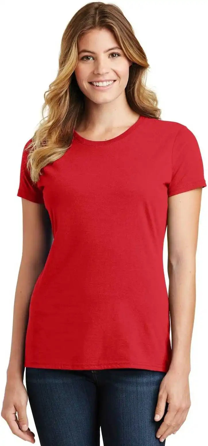 Port &amp; Company Lpc450 Ladies Fan Favorite Tee Bright Red