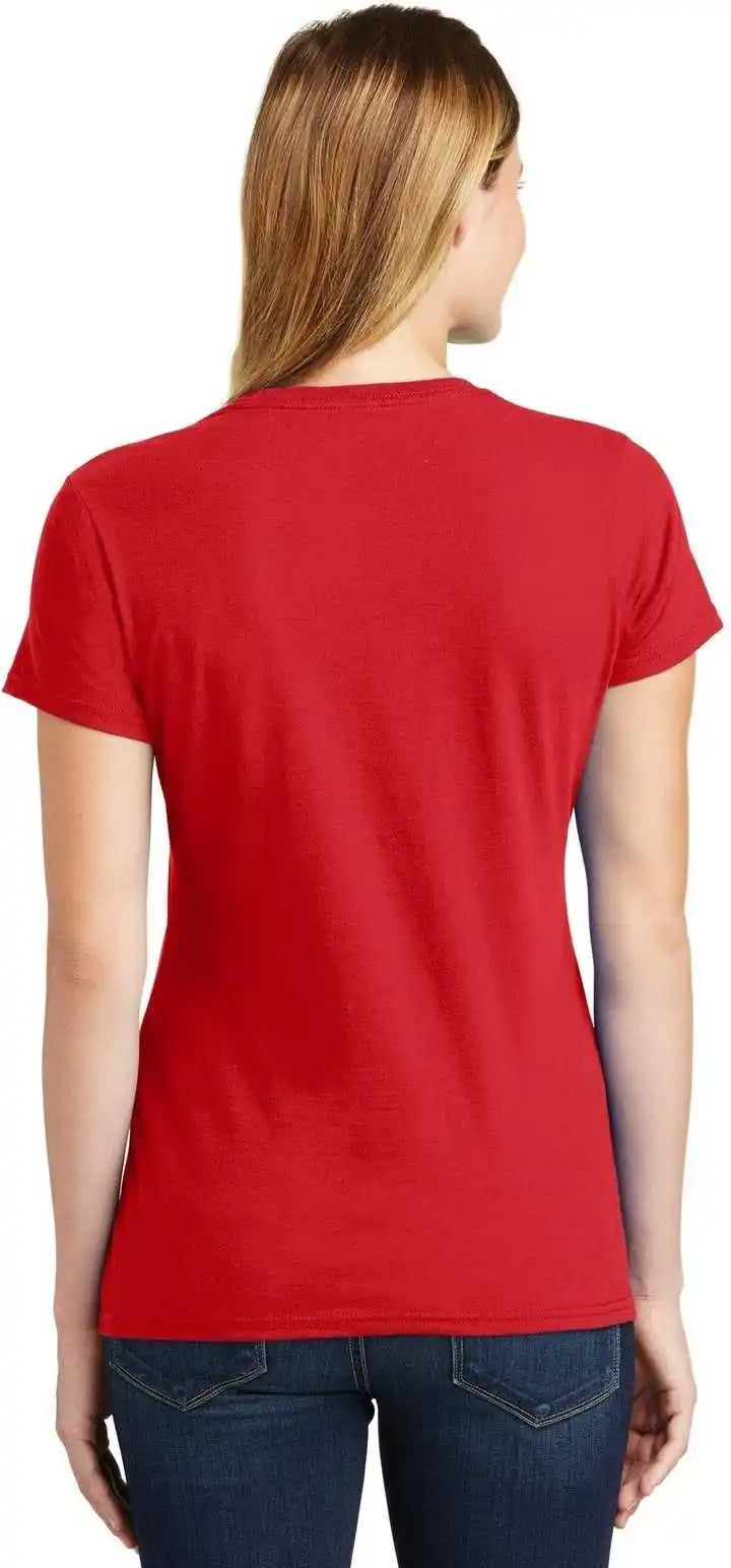 Port &amp; Company Lpc450 Ladies Fan Favorite Tee Bright Red