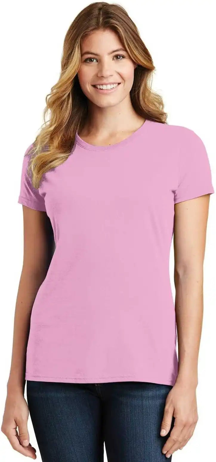 Port &amp; Company Lpc450 Ladies Fan Favorite Tee Candy Pink