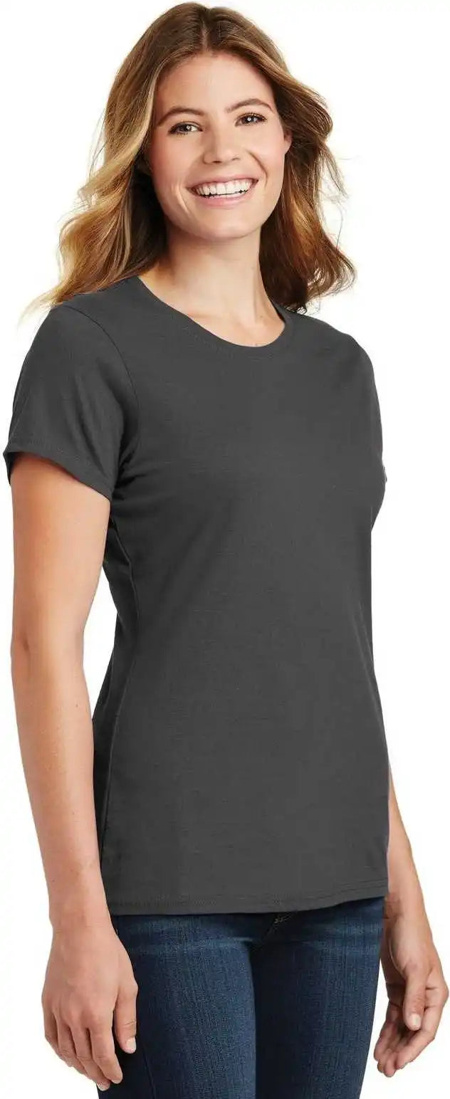 Port &amp; Company Lpc450 Ladies Fan Favorite Tee Charcoal