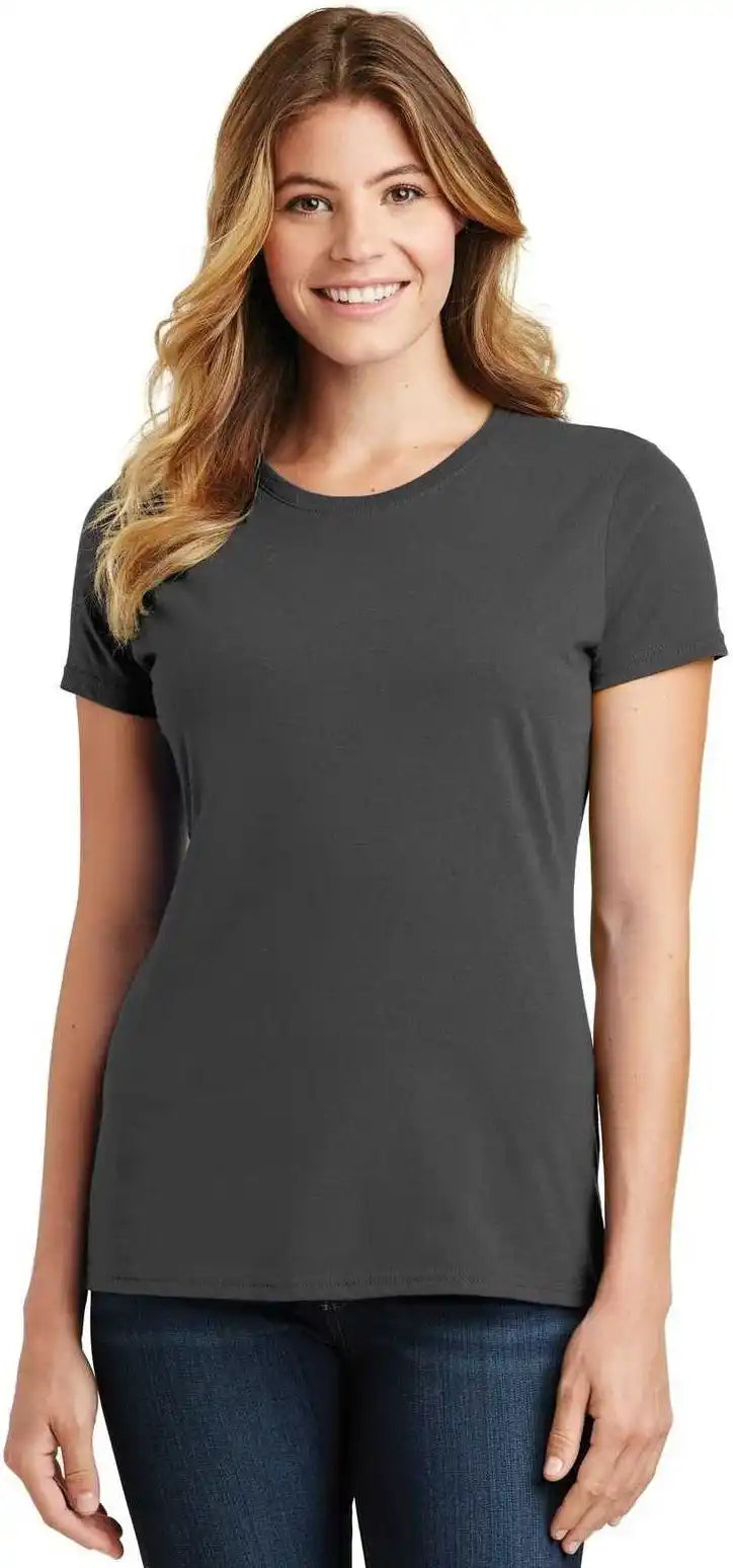 Port &amp; Company Lpc450 Ladies Fan Favorite Tee Charcoal
