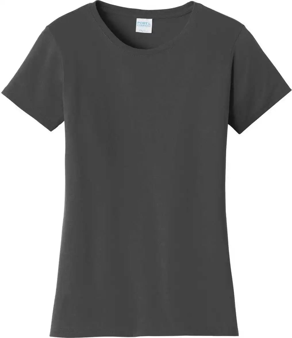 Port &amp; Company Lpc450 Ladies Fan Favorite Tee Charcoal