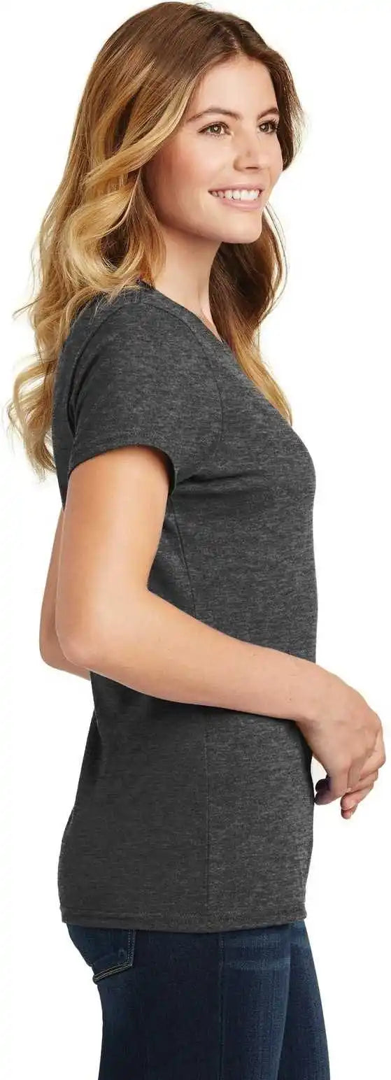 Port &amp; Company Lpc450 Ladies Fan Favorite Tee Dark Heather Gray