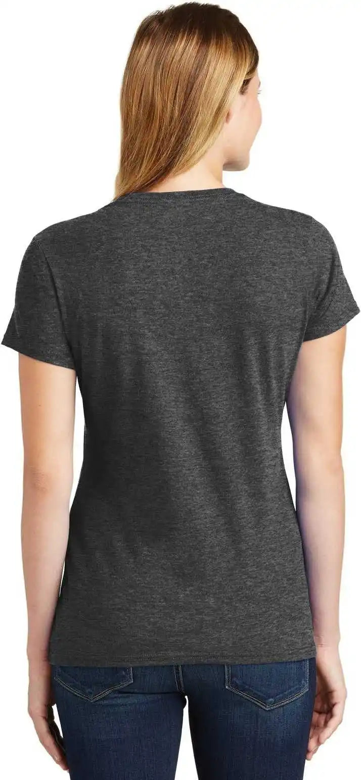 Port &amp; Company Lpc450 Ladies Fan Favorite Tee Dark Heather Gray